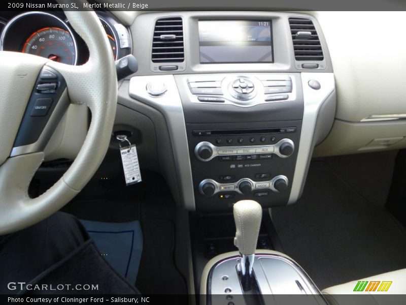 Merlot Metallic / Beige 2009 Nissan Murano SL