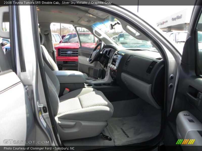 Silver Sky Metallic / Graphite Gray 2008 Toyota Tundra SR5 Double Cab