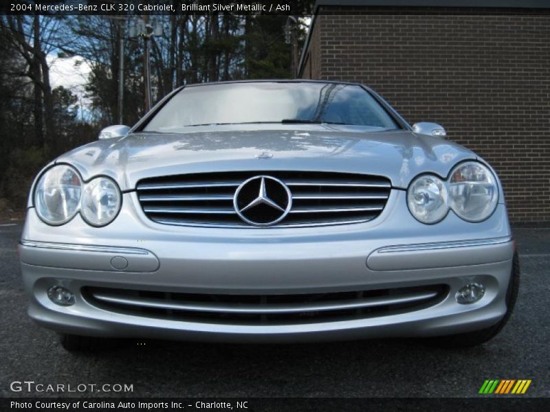 Brilliant Silver Metallic / Ash 2004 Mercedes-Benz CLK 320 Cabriolet