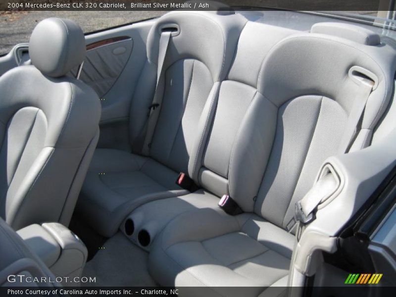 Brilliant Silver Metallic / Ash 2004 Mercedes-Benz CLK 320 Cabriolet