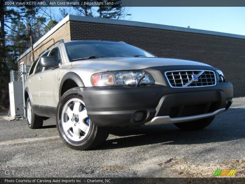 Ash Gold Metallic / Beige/Light Sand 2004 Volvo XC70 AWD