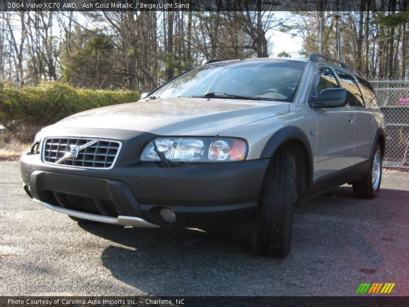 Ash Gold Metallic / Beige/Light Sand 2004 Volvo XC70 AWD