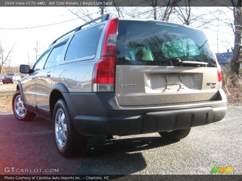 Ash Gold Metallic / Beige/Light Sand 2004 Volvo XC70 AWD