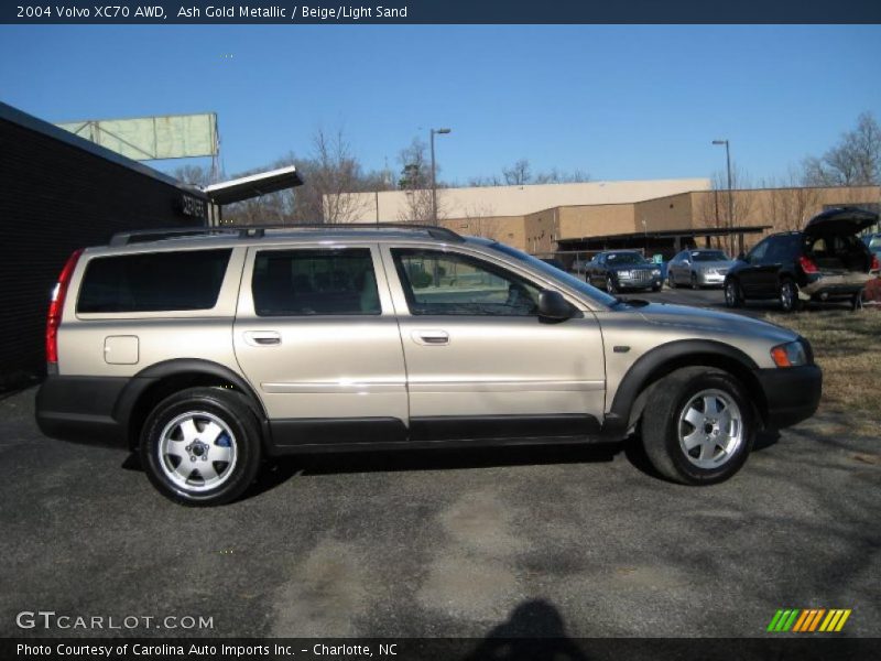 Ash Gold Metallic / Beige/Light Sand 2004 Volvo XC70 AWD
