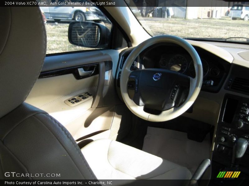 Ash Gold Metallic / Beige/Light Sand 2004 Volvo XC70 AWD