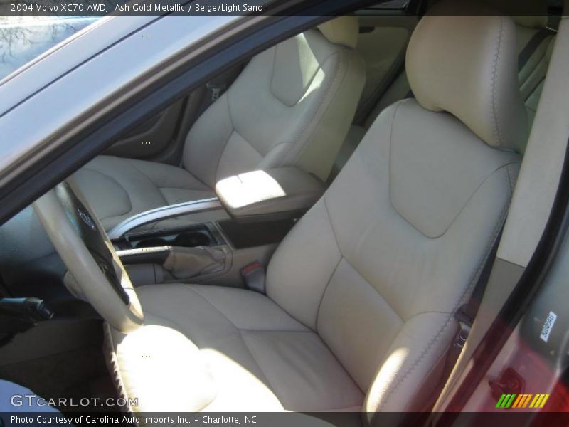 Ash Gold Metallic / Beige/Light Sand 2004 Volvo XC70 AWD