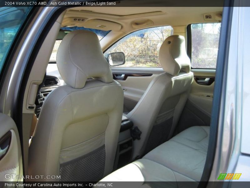 Ash Gold Metallic / Beige/Light Sand 2004 Volvo XC70 AWD