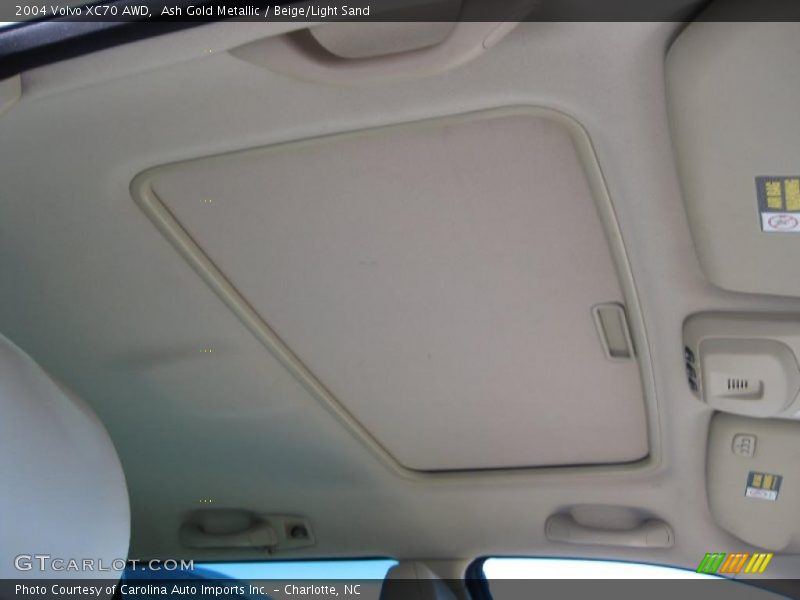 Ash Gold Metallic / Beige/Light Sand 2004 Volvo XC70 AWD