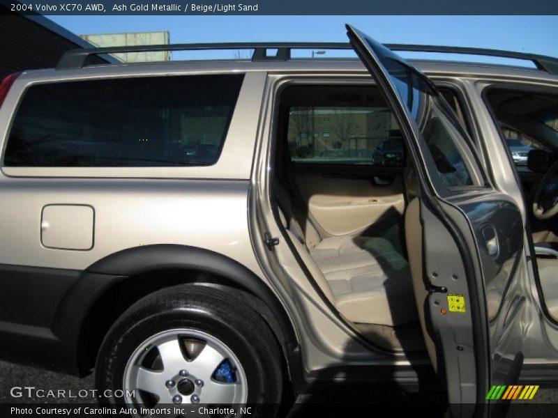 Ash Gold Metallic / Beige/Light Sand 2004 Volvo XC70 AWD