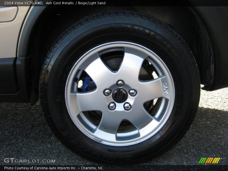 Ash Gold Metallic / Beige/Light Sand 2004 Volvo XC70 AWD
