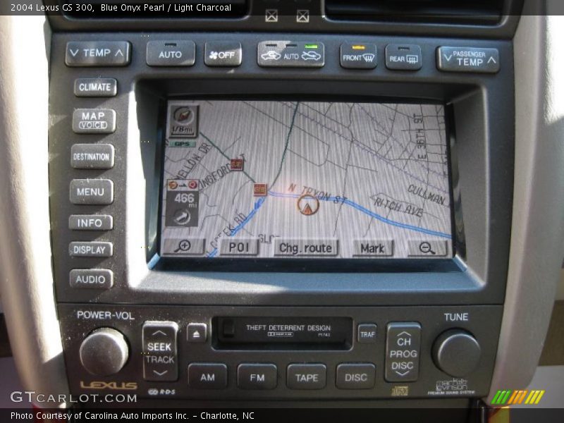 Blue Onyx Pearl / Light Charcoal 2004 Lexus GS 300