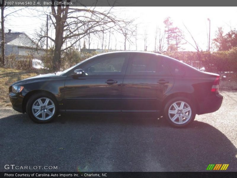 Black / Off-Black 2007 Volvo S40 2.4i