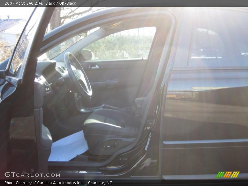 Black / Off-Black 2007 Volvo S40 2.4i