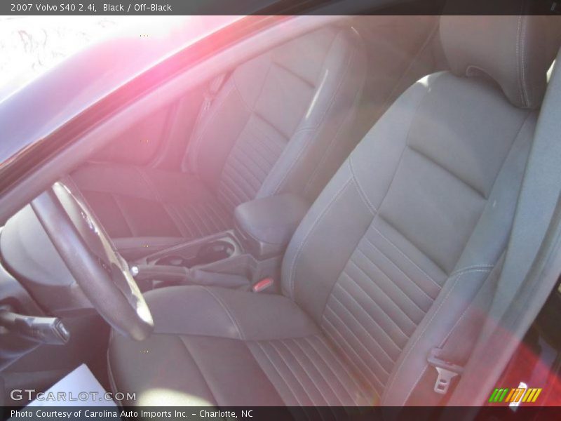 Black / Off-Black 2007 Volvo S40 2.4i