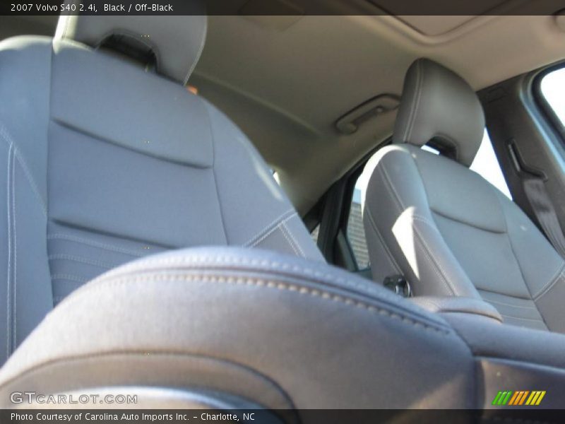 Black / Off-Black 2007 Volvo S40 2.4i