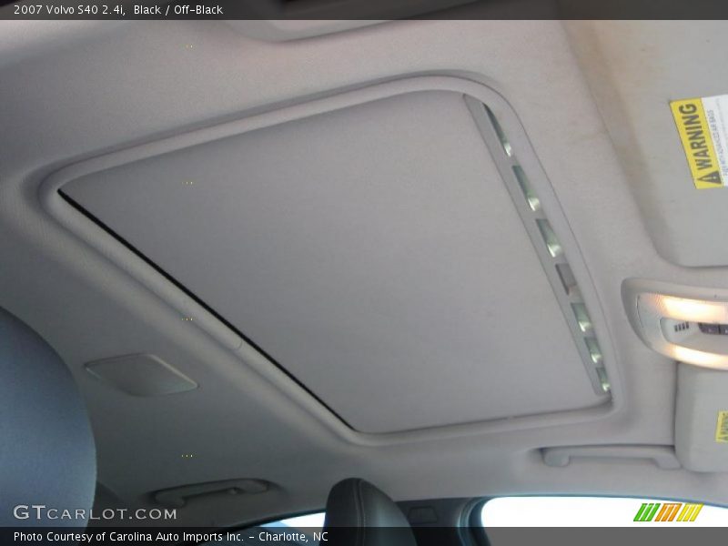 Black / Off-Black 2007 Volvo S40 2.4i