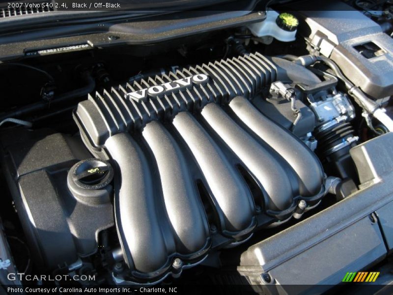Black / Off-Black 2007 Volvo S40 2.4i