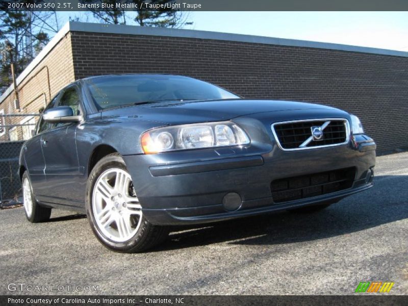 Barents Blue Metallic / Taupe/Light Taupe 2007 Volvo S60 2.5T