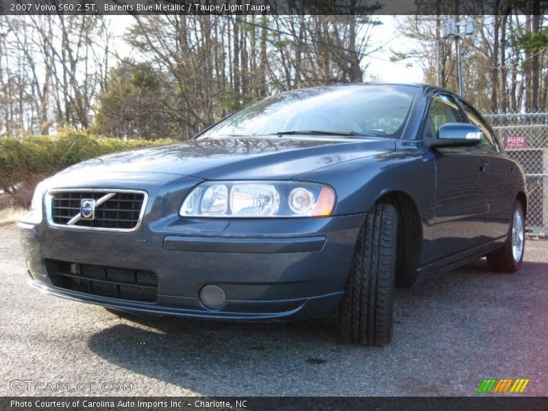 Barents Blue Metallic / Taupe/Light Taupe 2007 Volvo S60 2.5T