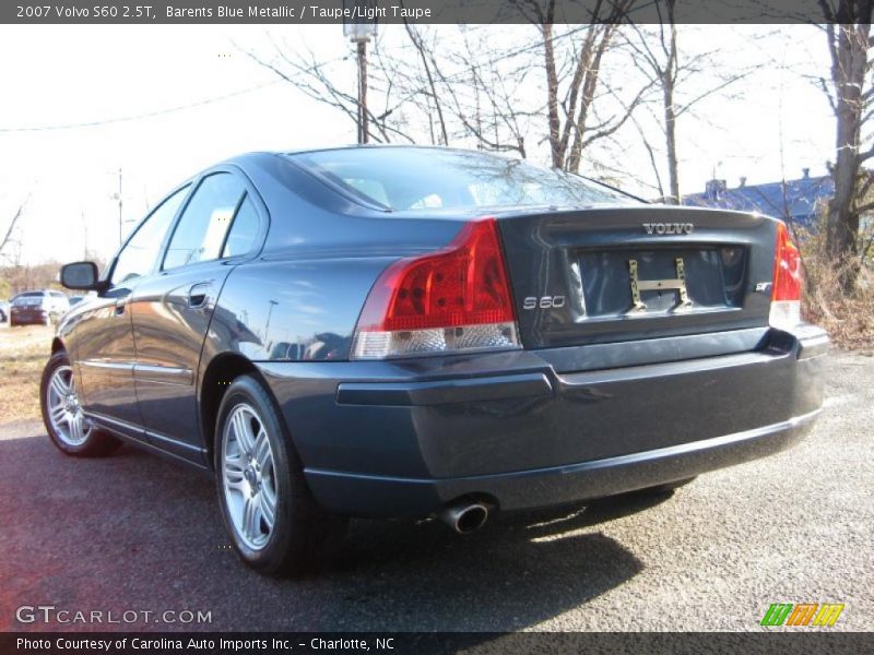 Barents Blue Metallic / Taupe/Light Taupe 2007 Volvo S60 2.5T