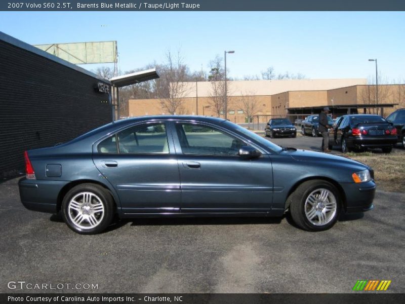 Barents Blue Metallic / Taupe/Light Taupe 2007 Volvo S60 2.5T