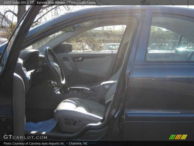 Barents Blue Metallic / Taupe/Light Taupe 2007 Volvo S60 2.5T