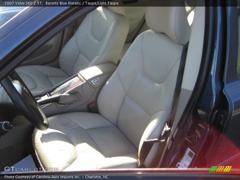 Barents Blue Metallic / Taupe/Light Taupe 2007 Volvo S60 2.5T