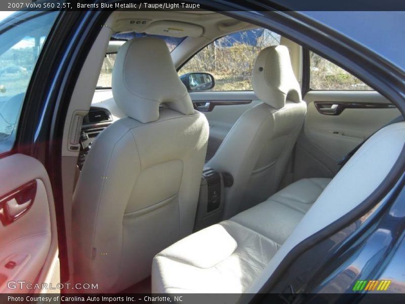 Barents Blue Metallic / Taupe/Light Taupe 2007 Volvo S60 2.5T