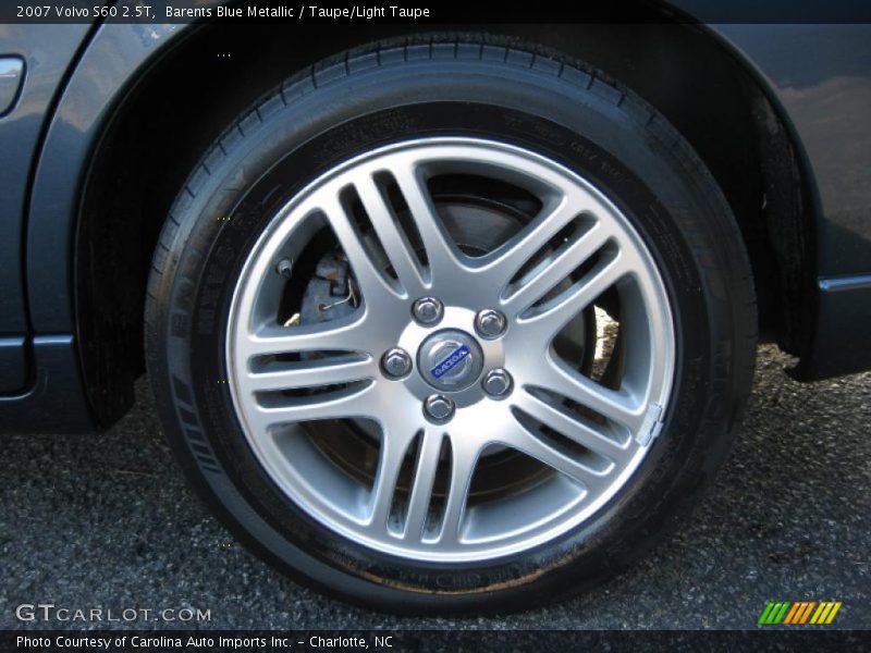 Barents Blue Metallic / Taupe/Light Taupe 2007 Volvo S60 2.5T
