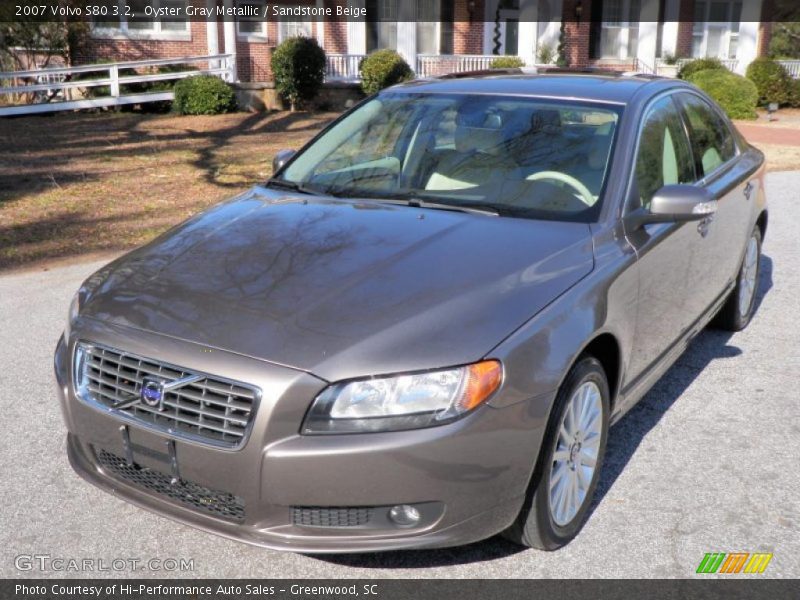 Oyster Gray Metallic / Sandstone Beige 2007 Volvo S80 3.2