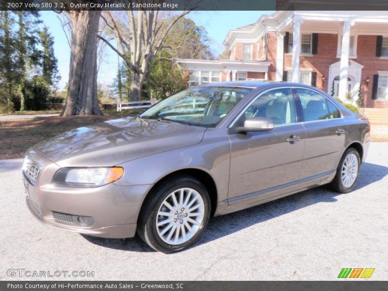 Oyster Gray Metallic / Sandstone Beige 2007 Volvo S80 3.2