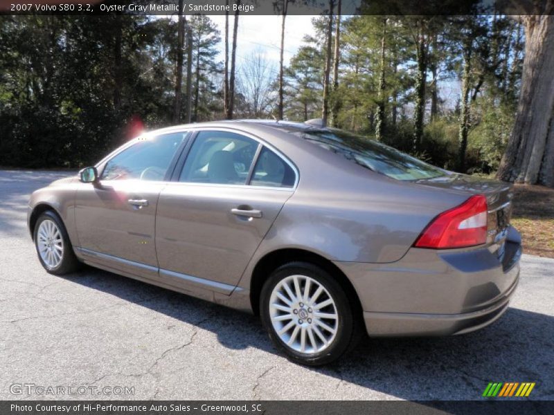 Oyster Gray Metallic / Sandstone Beige 2007 Volvo S80 3.2