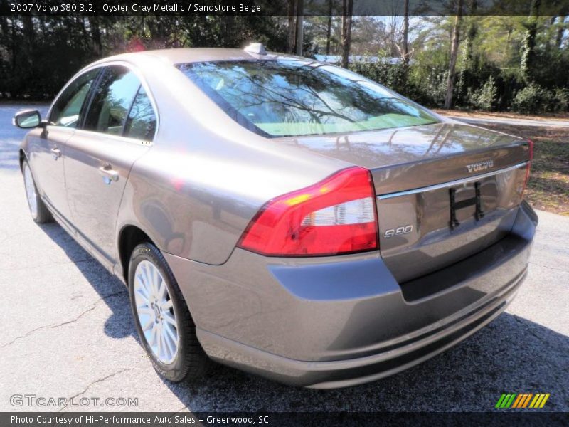 Oyster Gray Metallic / Sandstone Beige 2007 Volvo S80 3.2