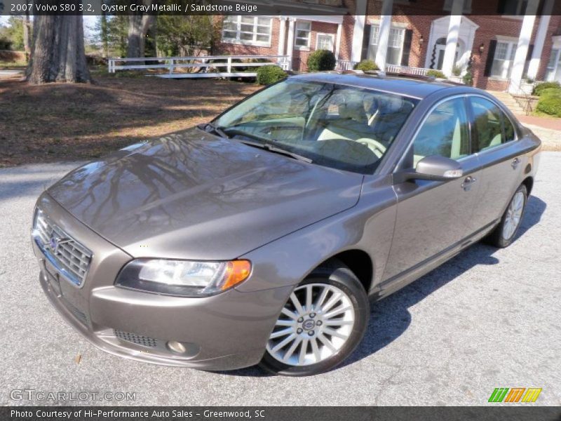 Oyster Gray Metallic / Sandstone Beige 2007 Volvo S80 3.2