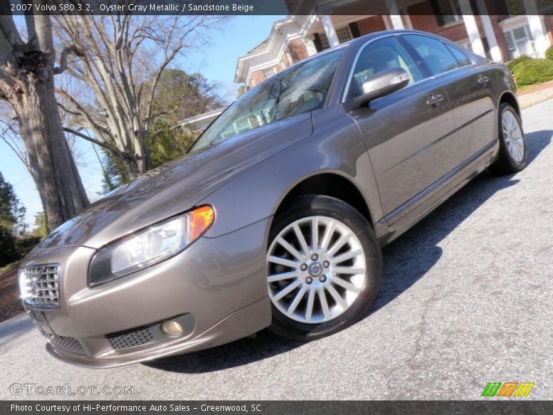 Oyster Gray Metallic / Sandstone Beige 2007 Volvo S80 3.2