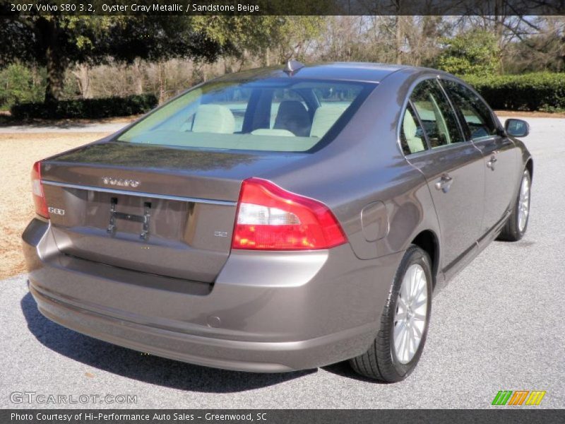 Oyster Gray Metallic / Sandstone Beige 2007 Volvo S80 3.2
