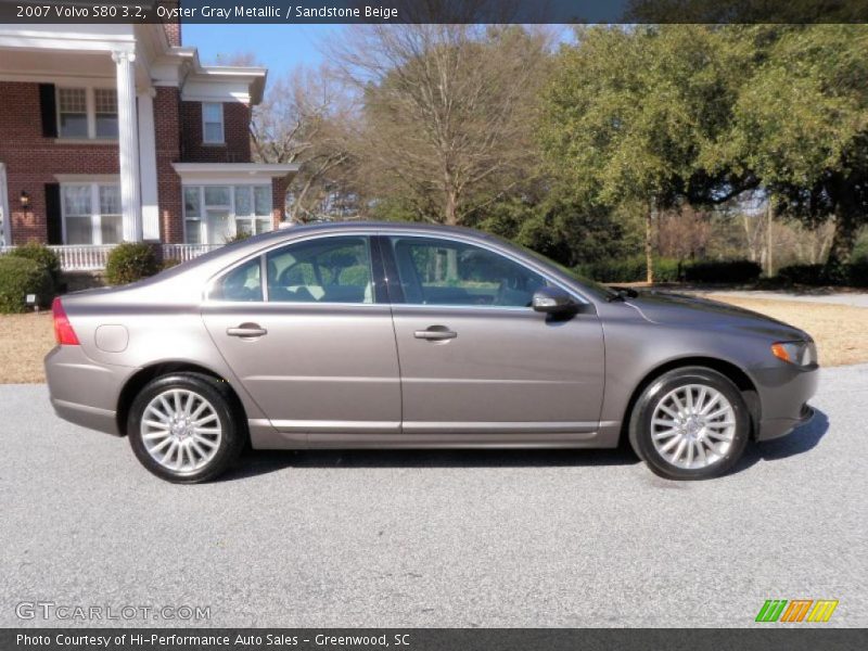 Oyster Gray Metallic / Sandstone Beige 2007 Volvo S80 3.2