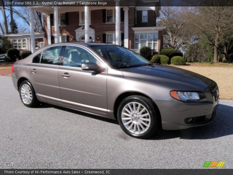 Oyster Gray Metallic / Sandstone Beige 2007 Volvo S80 3.2