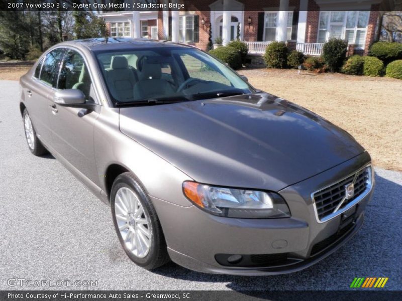 Oyster Gray Metallic / Sandstone Beige 2007 Volvo S80 3.2
