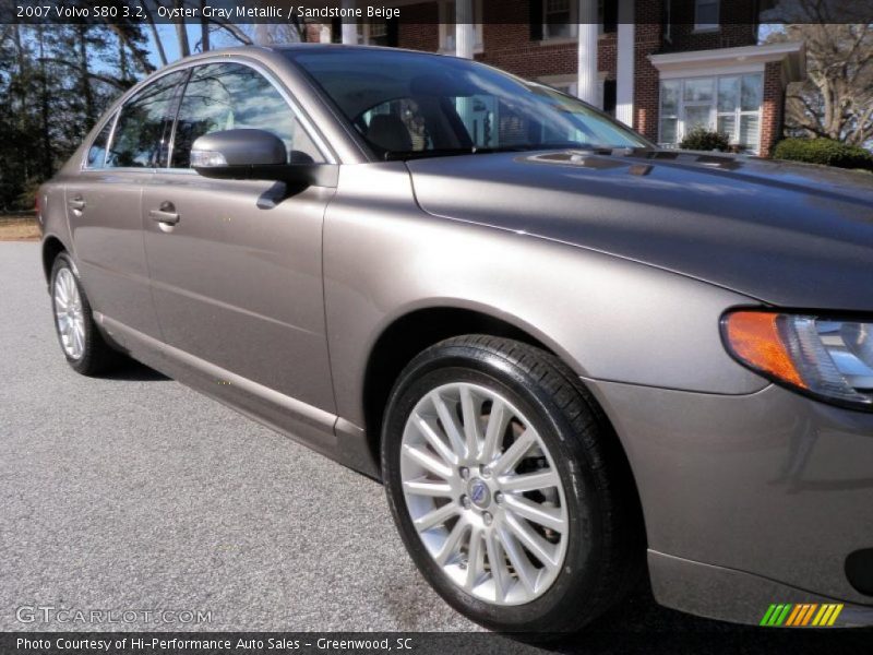 Oyster Gray Metallic / Sandstone Beige 2007 Volvo S80 3.2