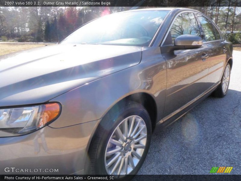 Oyster Gray Metallic / Sandstone Beige 2007 Volvo S80 3.2