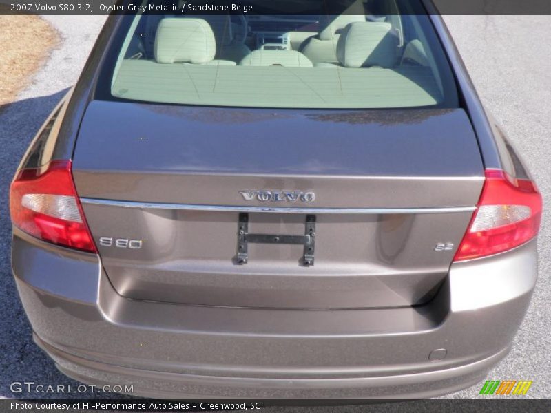 Oyster Gray Metallic / Sandstone Beige 2007 Volvo S80 3.2