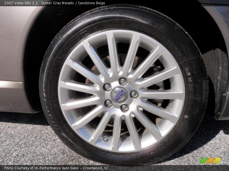 Oyster Gray Metallic / Sandstone Beige 2007 Volvo S80 3.2