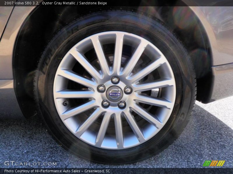 Oyster Gray Metallic / Sandstone Beige 2007 Volvo S80 3.2