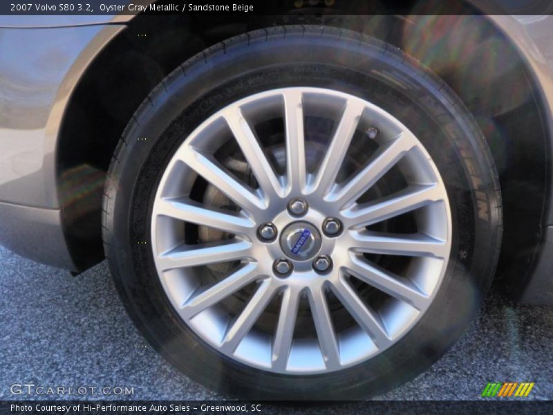 Oyster Gray Metallic / Sandstone Beige 2007 Volvo S80 3.2