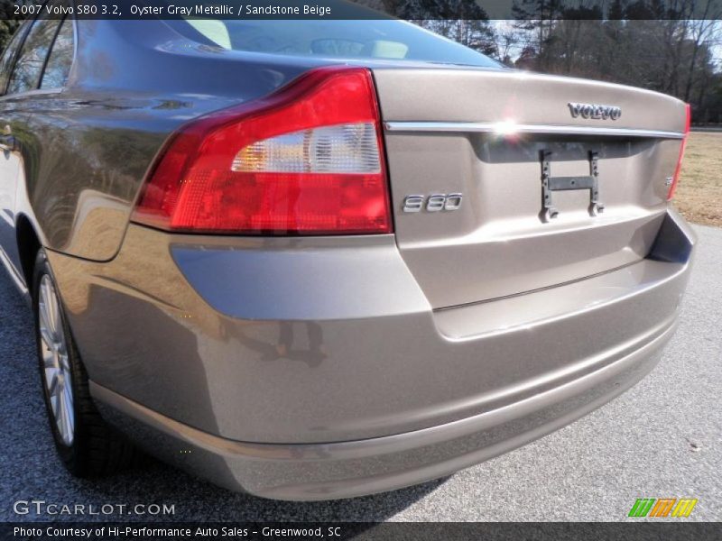 Oyster Gray Metallic / Sandstone Beige 2007 Volvo S80 3.2