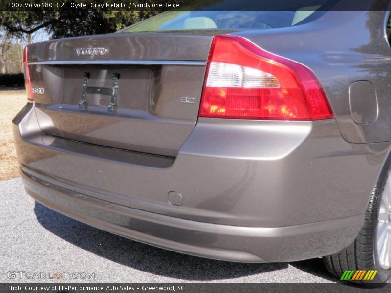 Oyster Gray Metallic / Sandstone Beige 2007 Volvo S80 3.2