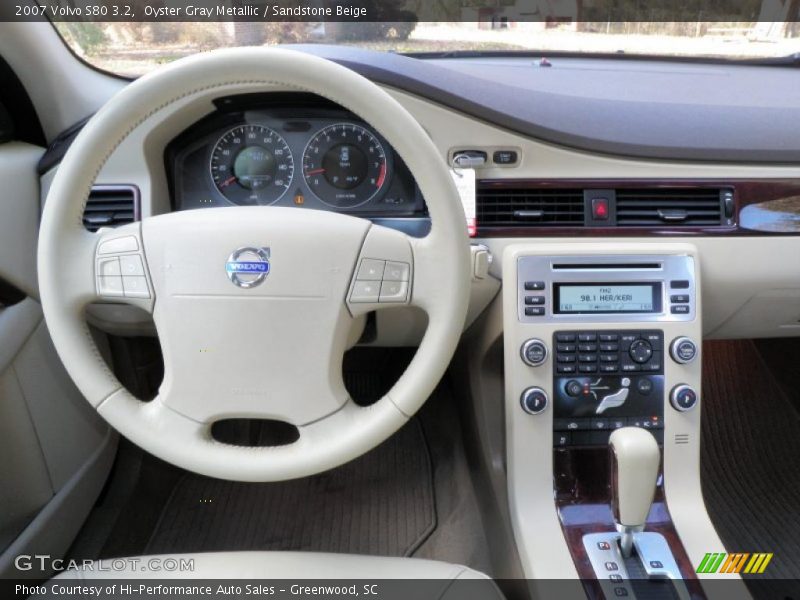 Oyster Gray Metallic / Sandstone Beige 2007 Volvo S80 3.2