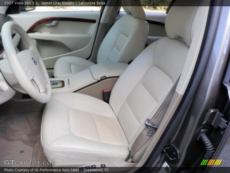 Oyster Gray Metallic / Sandstone Beige 2007 Volvo S80 3.2