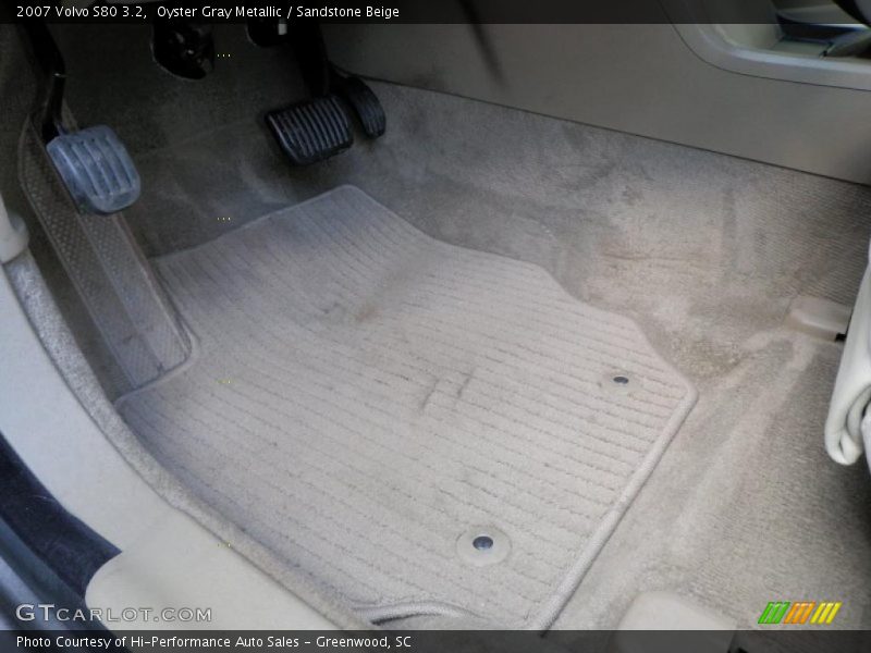 Oyster Gray Metallic / Sandstone Beige 2007 Volvo S80 3.2